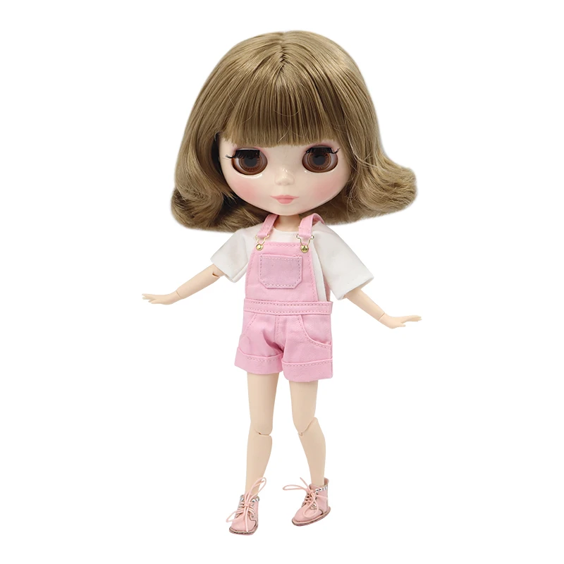 Кукла Blyth ICY DBS No.BL662 с коричневыми волосами и белым лицом Neo 1/6 BJD ob24 | Игрушки хобби