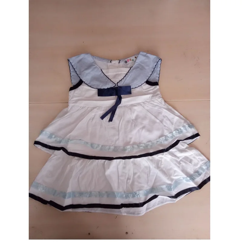 Новинка Модный детский комбинезон в морском стиле Платье для девочек Лето 2017 г.