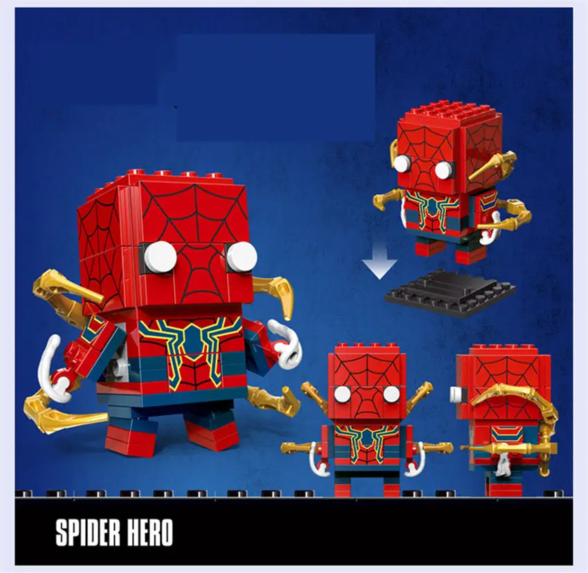 DECOOL 6 шт./лот Dragon Block Dark World Droll Super Hero Thor Bircks строительный блок комплект милый робот кукла для детей