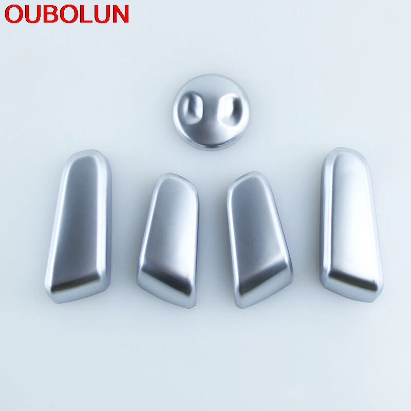 OUBOLUN ABS хромированный внутренний сиденье регулировка переключатель управления