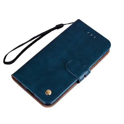 Blue Роскошный кожаный чехол-книжка для huawei P30 Lite P20 Pro Nova 2i 3 3i 5T чехол на P Smart Z Plus Y5 Prime Y6 Y7 Y9 - Цвет: Blue
