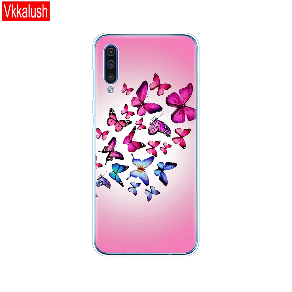 80150 Чехол для samsung Galaxy A50 Чехол Мягкий силиконовый чехол для телефона samsung A50 A505 A505F SM-A505F 6," прозрачный чехол - Цвет: 80150