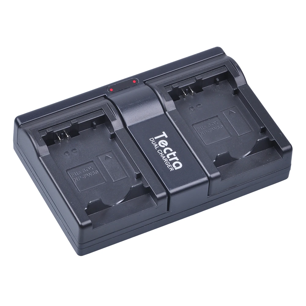 Tectra 2pcs NP-FW50 NPFW50 NP FW50 Battery + 2-Channel USB Dual Charger for Sony NEX-5 NEX-5A NEX-5C NEX-5D NEX-5DB | Электроника
