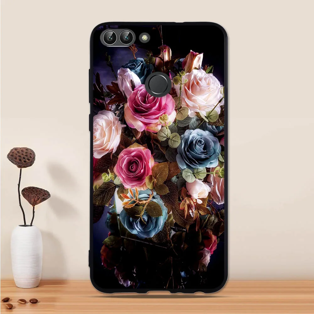 Задняя крышка для Huawei P Smart силиконовый чехол PSmart мягкий из ТПУ 3D Enjoy 7S | Мобильные