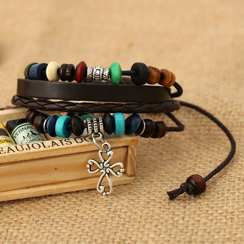 New Pattern Popular Genuine Leather A String Of Beads Cowhide Bracelet Yiwu Ornaments | Украшения и аксессуары