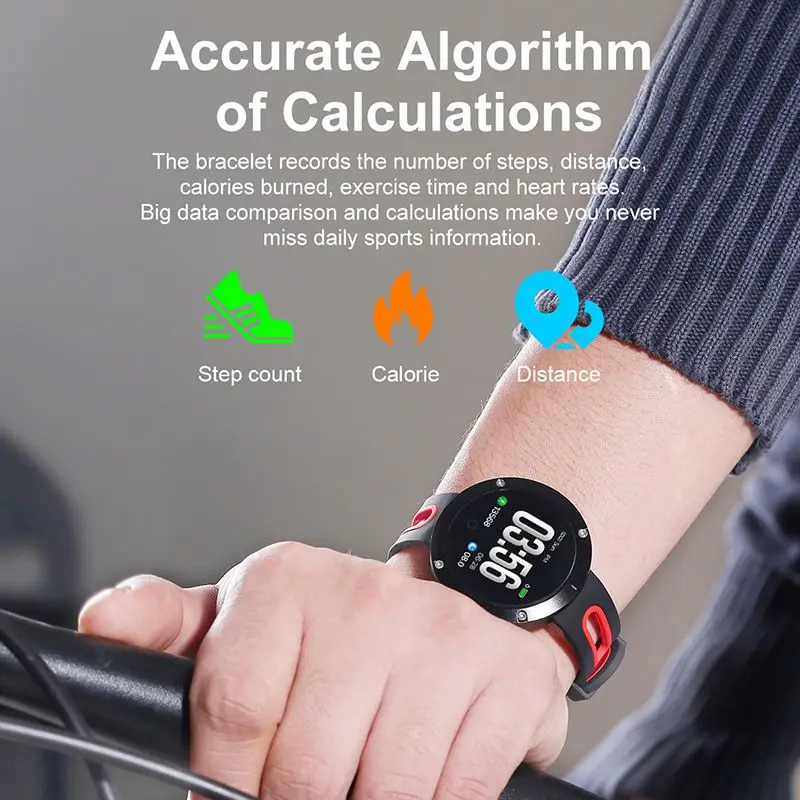 Smart Watch SALFRESA DM58PLUS Male Female Bluetooth Sports Wristband Waterproof Pedometer Outdoor Heart Rate Monitoring | Электроника