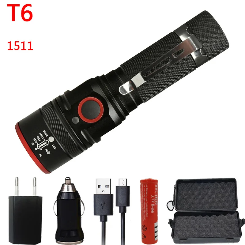 Option E Litwod z20 Micro USB Перезаряжаемый светодиодный светильник фонарь XML L2 3000лм светильник фонарь переключатель вкл./выкл. Для кемпинга пеших прогулок - Испускаемый цвет: Option E