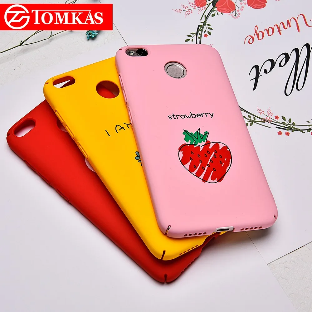 TOMKAS милый компьютер чехол для Xiaomi Redmi 4x Note 4X32 GB mi A1 защитные чехлы с рисунком 5 0