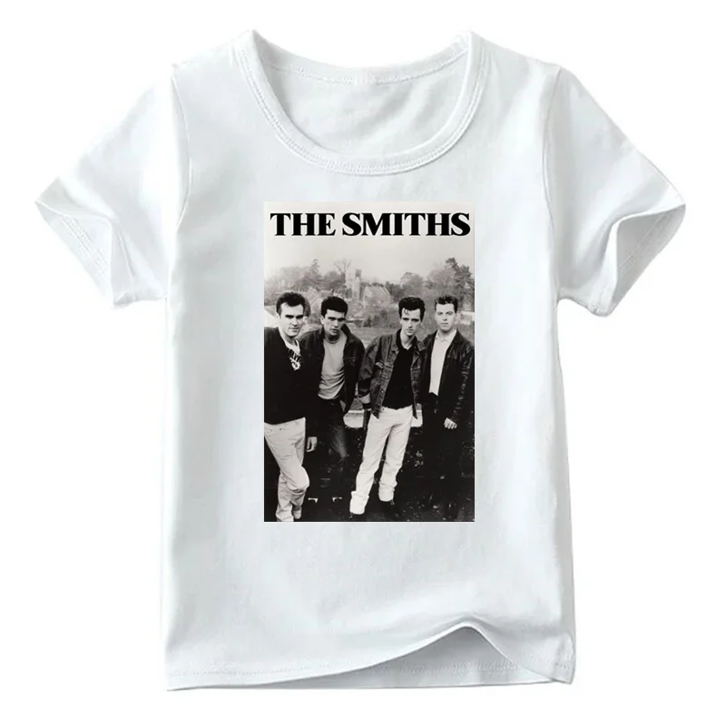 Детская футболка The Smiths с принтом английской рок-группы летние белые топы