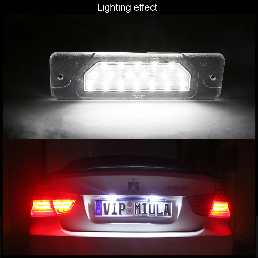Светодиодные лампы номерного знака подходят для Infiniti QX70 M35h M37 M56 FX35 FX45 (подходит: