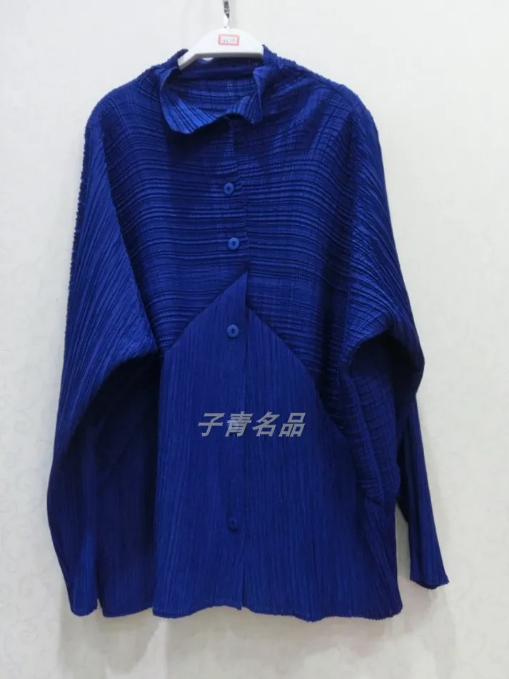 Changpleat 2019 Spring New Long sleeve Women cardigan coat Miyak Pleated Fashion Single-breasted Stand collar Jackets Plus Size | Женская