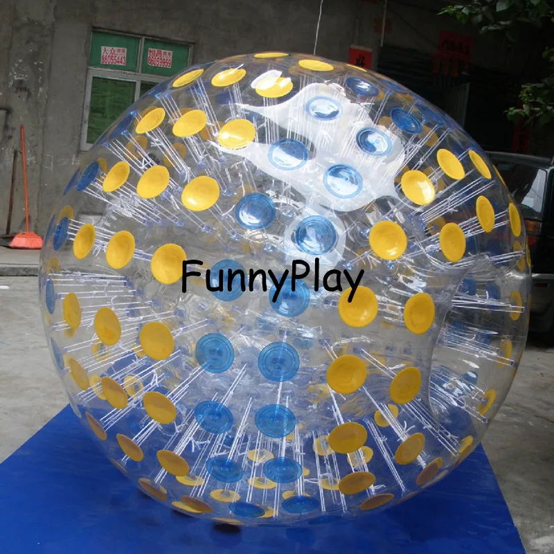 Goedkoop Zorb Bal 3 M Diameter Menselijke Hamster Bal 0.8mm PVC Materiaal Outdoor Game Interactieve Spel Opblaasbare Zorb Bal Voor Koop