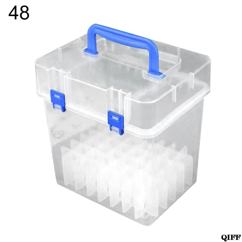 Прямая поставка и прозрачный маркер ручки коробка для хранения Контейнер Искусство ремесло лоток офисный стол Organizor 3 июня