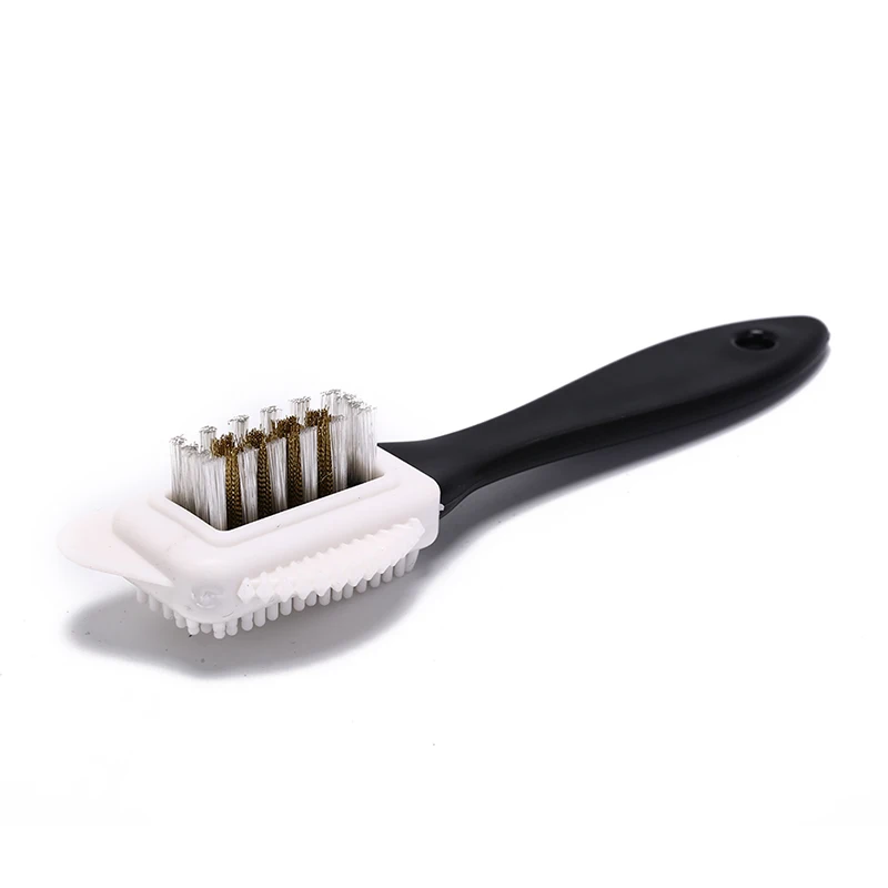 3-sides cleaning brush+ rubber eraser for suede nubuck shoes boot cleaner