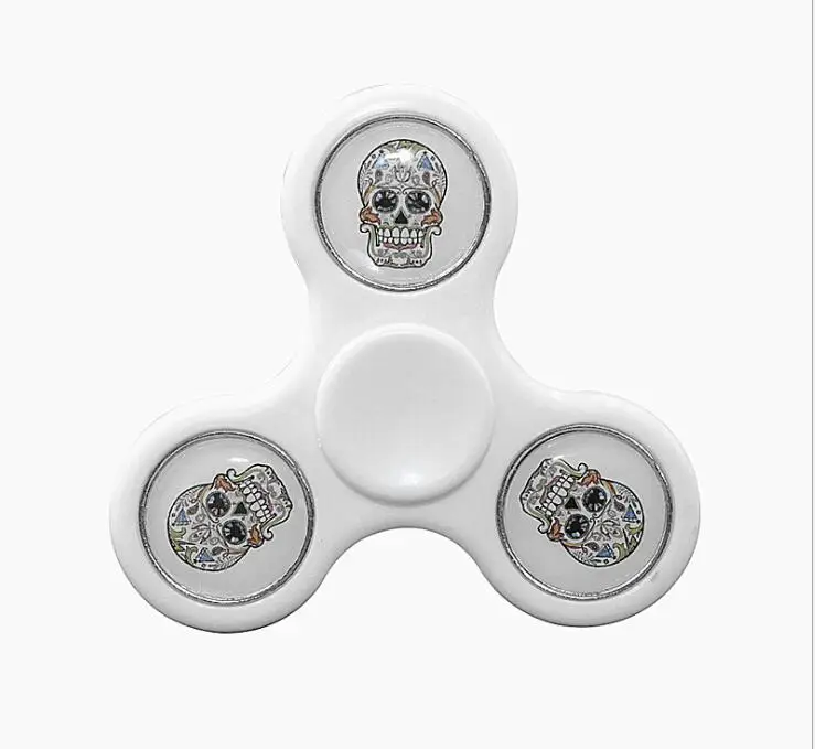 Resistance toNew Light Fidget Spinner Led Stress Hand Spinners Glow In The Dark Figet Spiner Cube EDC Anti-stress Finger | Игрушки и