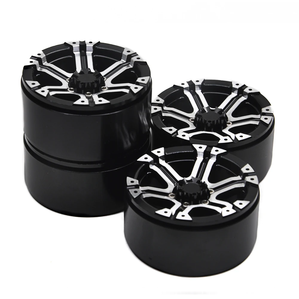 Новое поступление 1 9 дюйма черный сплав Beadlock колесные диски для AXIAL SCX10 D90 CC01 1/10 RC