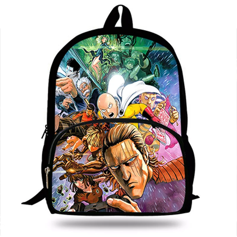 Горячая 16 дюймового One Punch Man Рюкзак Симпатичные комплекты одежды для детей в