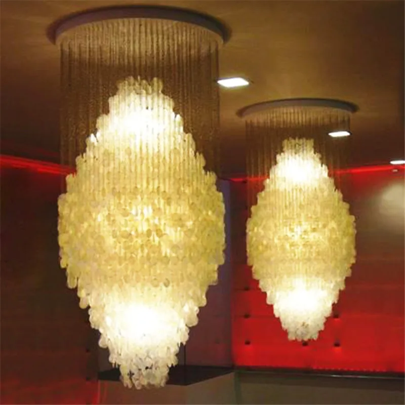 Современные Люстры с белым корпусом потолочные светильники для гостиной люстры