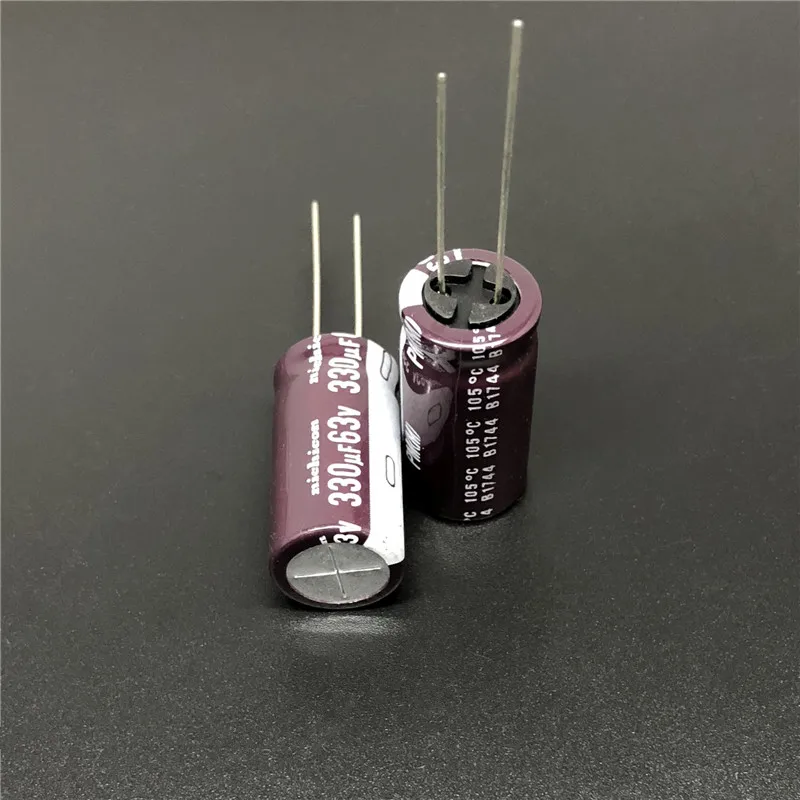 5 шт./50 шт. 330 мкФ 63 в NICHICON PM серия 12 5x25 мм 63V330uF низкое сопротивление алюминиевый