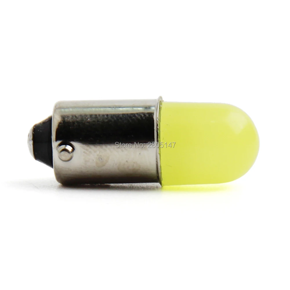 10 шт. Жаростойкие T4W Led BA9S COB 30MA круглый 3D T11 363 1 SMD номерного знака автомобиля светильник лампочка для автомобильная лампа на дверь белый 12V