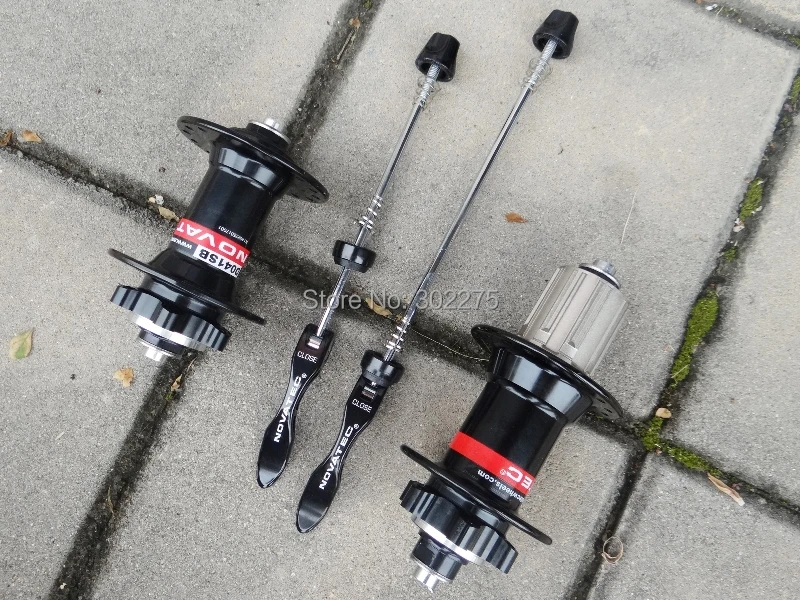 Новые черные велосипедные ступицы Novatec D041SB D042SB для втулки MTB (32H/32H) дисковые