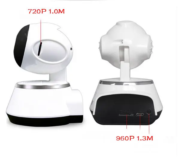 Yobang Security Smart CCTV Беспроводная IP камера 720P HD App контроль 180 градусов