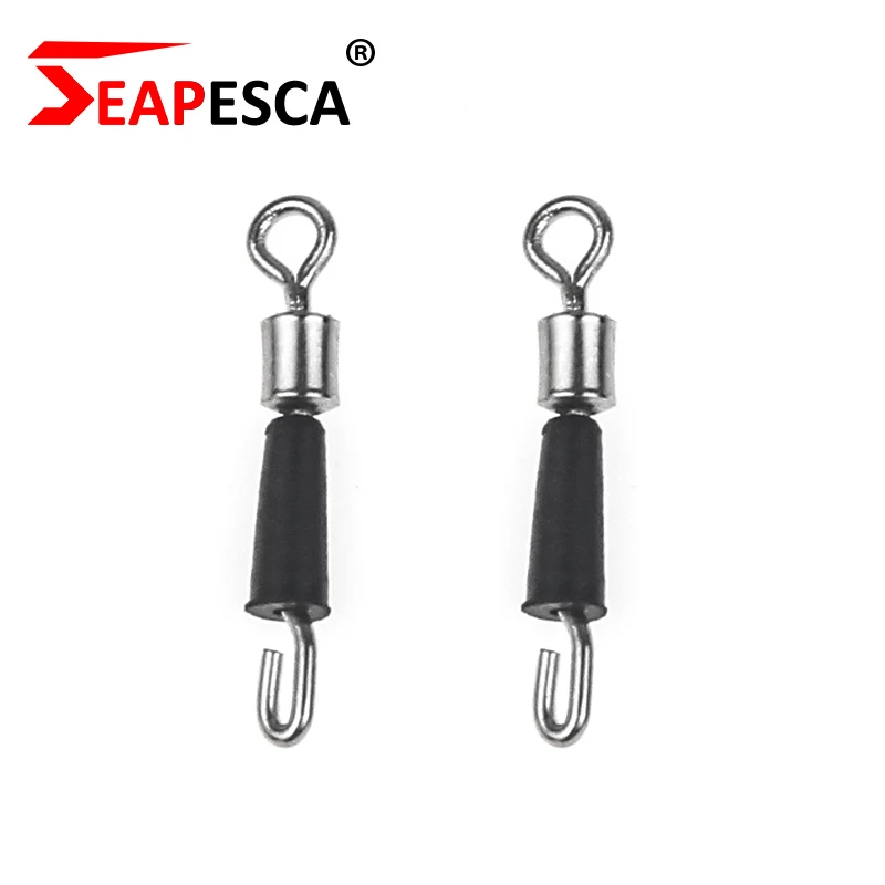 SEAPESCA 20 шт./лот Качество Прокатных вращения крепежный хомут крюк и коннектор для