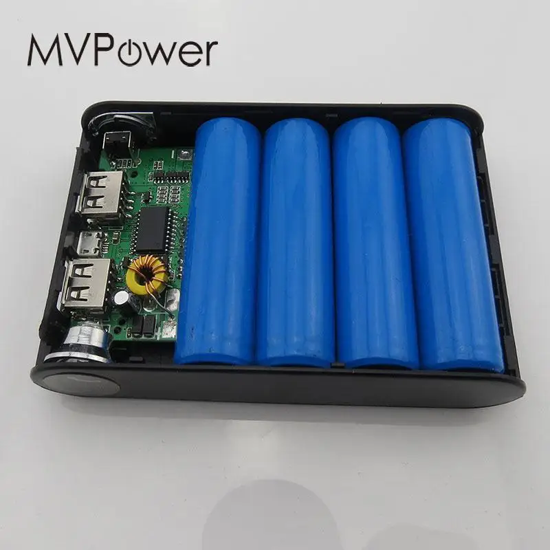 Чехол для аккумулятора MV power Bank Box универсальное зарядное устройство с двумя USB