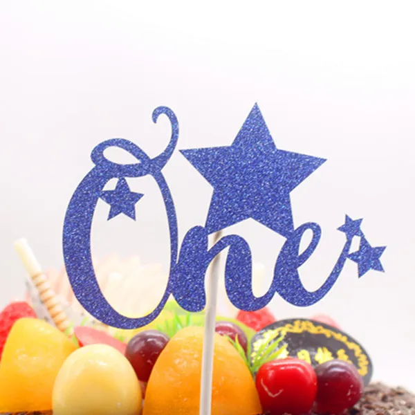 Топпер для торта на день рождения с блестками в виде звезд|topper baby shower|topper babytoppers
