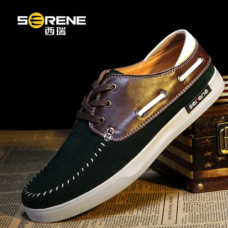 Спокойный 6206 Демисезонный дышащие Замшевые мужские водонепроницаемые Мокасины