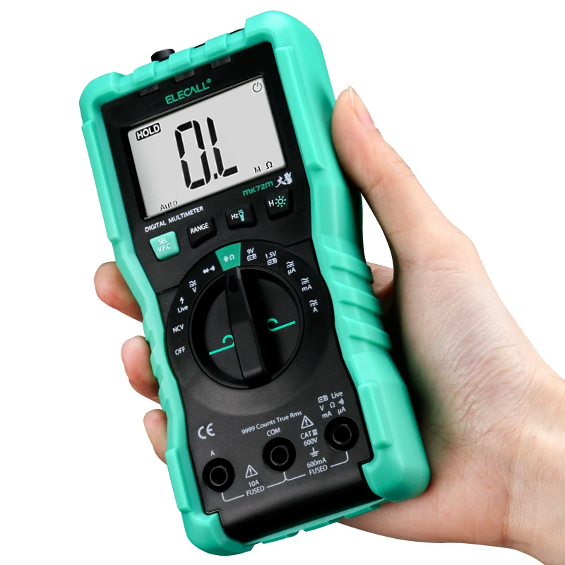 

ELECALL MK72M digital multimeter test digital true RMS multi-function resistance capacitor tester multimetro multifunction meter