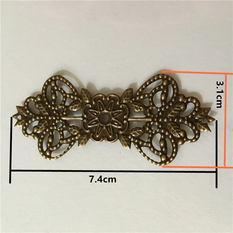 Филигранные соединители для упаковки цветов античные браслетов и ожерелий