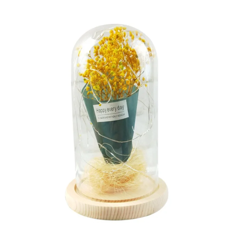 D3 Beauty Rose and Beast светодиодный светильник-гирлянда с красным цветком, настольная лампа, романтический подарок на день Святого Валентина, День рождения, украшение - Цвет: D3