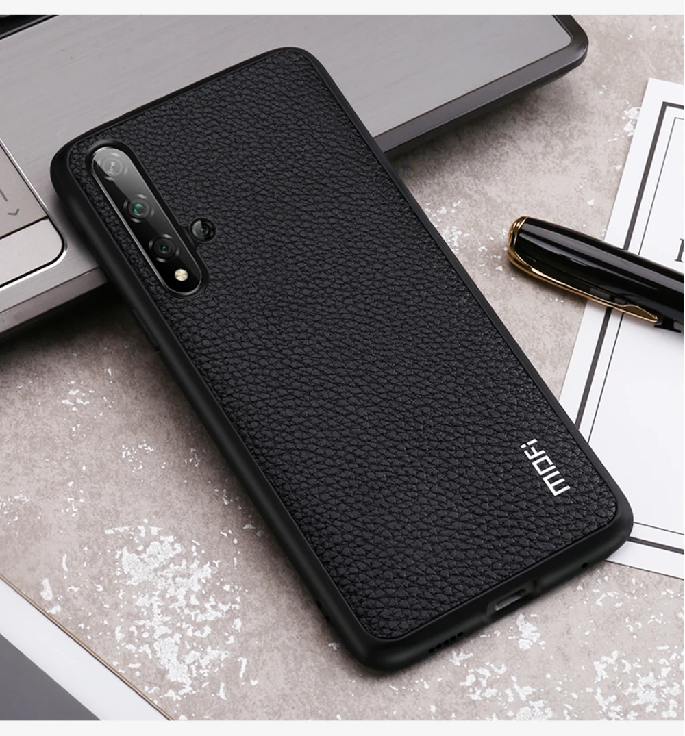 MOFi для Honor 20 чехол 20 Pro Чехол для huawei Honor 20pro чехол для задней панели Honor20 чехол из искусственной кожи ТПУ Мягкий силиконовый чехол