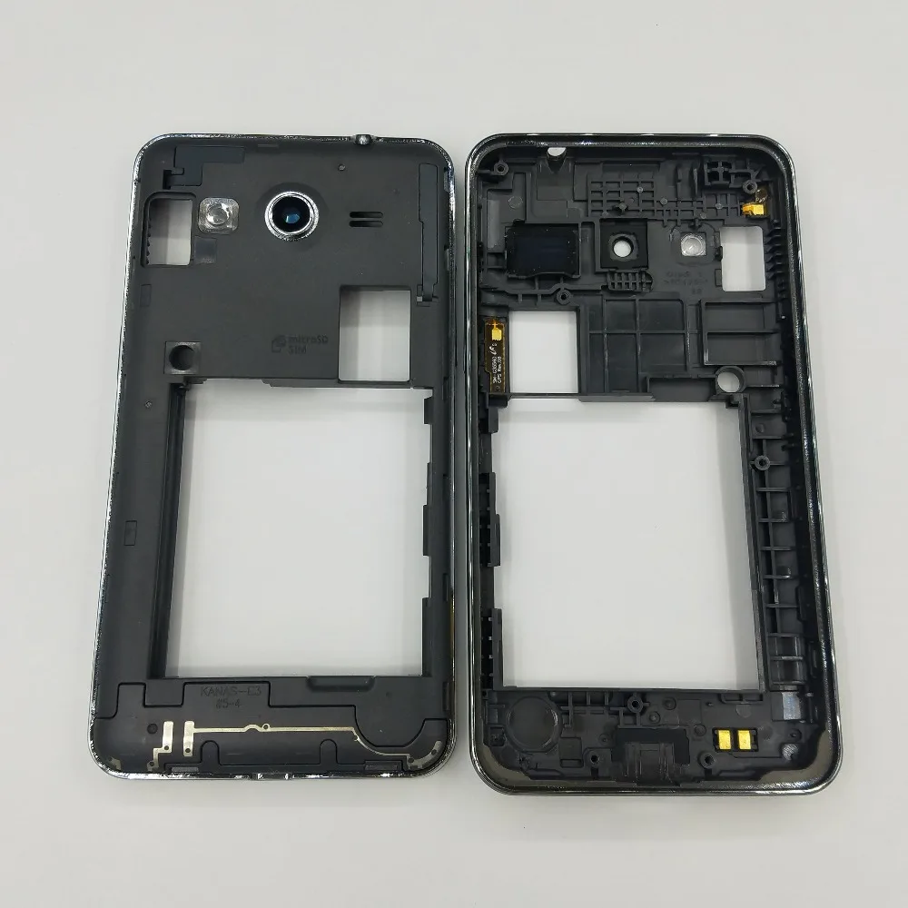 

Для Samsung Galaxy Core 2 G355H G355HN G355, оригинальный телефон, новый корпус, средняя рамка, корпус, крышка с объективом камеры