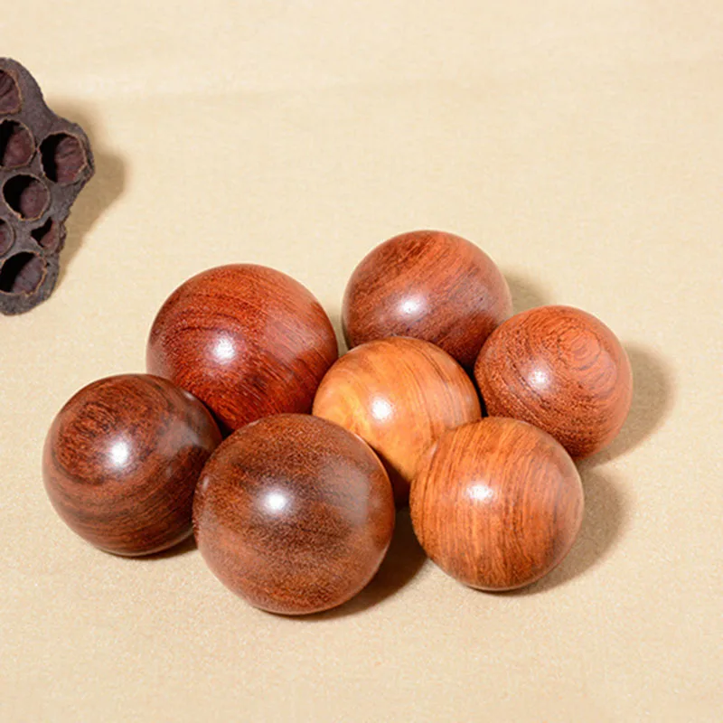 

1Pcs 5cm 6cm Available Wood Fitness Ball Massage Handball Health Meditation Exercise Stress Relief Baoding Balls Hand Relaxation