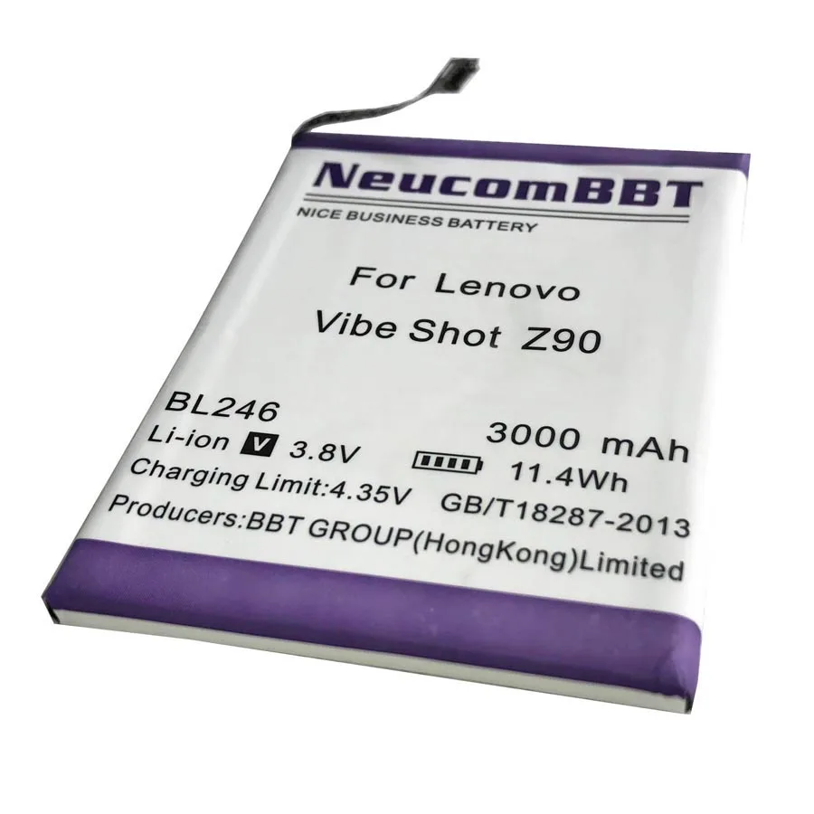 Аккумулятор BL246 для Lenovo Vibe Shot Max Z90 аккумулятор z90a40 neucombt BL 246 с аккумулятором и