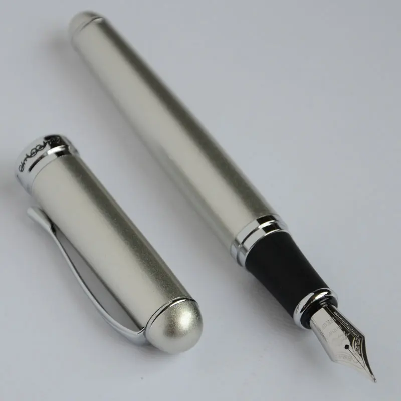 JINHAO X750 Исполнительный серебряный песок 0 7 мм Средний НИБ перьевая ручка 750 |