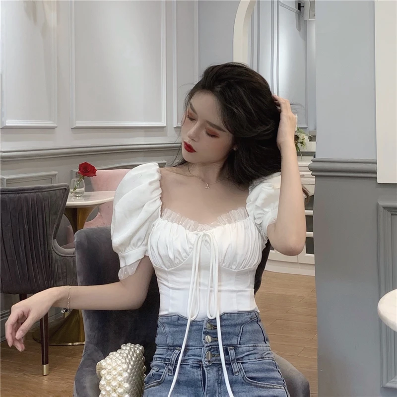 Сексуальная модная облегающая женская одежда клубный укороченный топ блузки