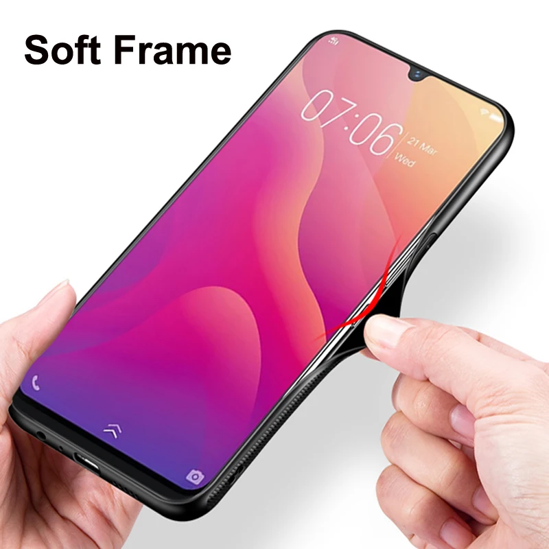 Чехол 6 3 дюйма для vivo V11i чехол в виде волчьей девушки силиконовая рамка Жесткий со