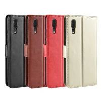 new hot selling for huawei p20 case huawei p20 retro wallet flip style glossy pu leather phone cover for huawei p20 lite