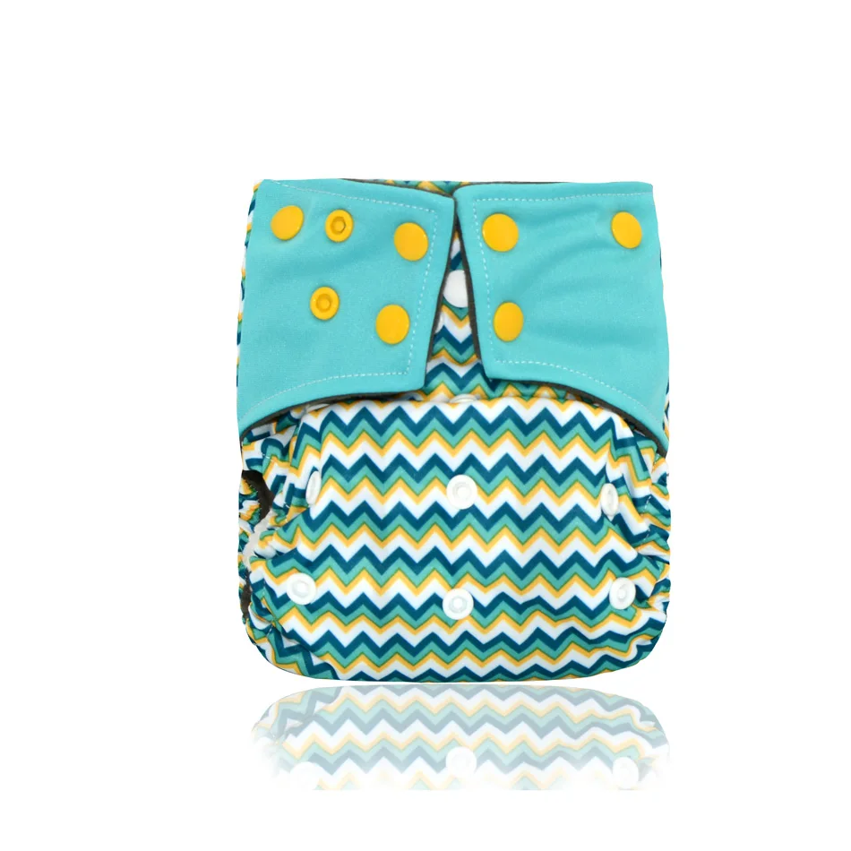 Подгузники из замшевой ткани Happy Flute OS с задними и передними карманами