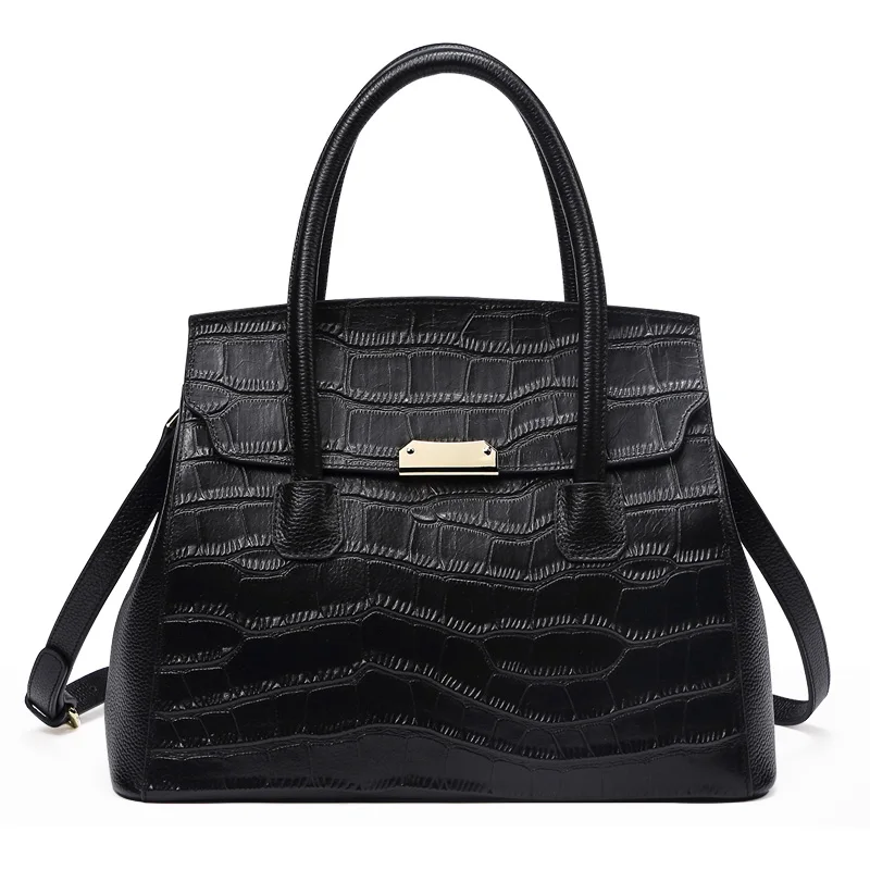 Женская сумка QIWANG из натуральной кожи крокодила 2018|tote bags for women|crocodile bagtote bag |