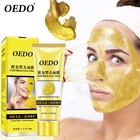 24K Золотая коллагеновая маска для лица с высокой влажностью, Антивозрастная отшелушивающая маска для удаления угрей, очищающая поры укрепляющая маска для лица 40 г TSLM2