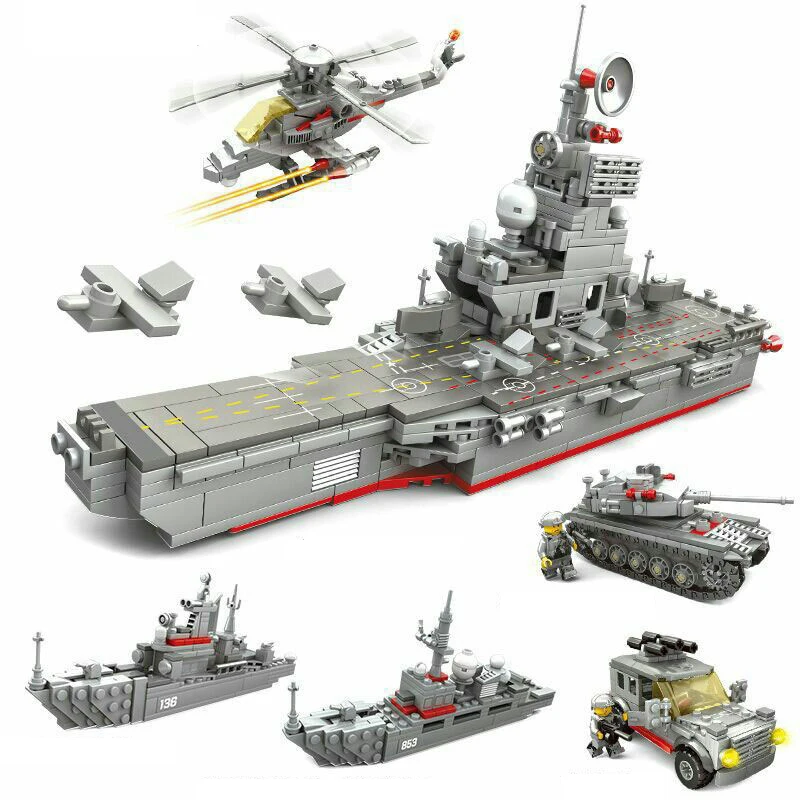 861 шт DIY фигурки кирпичи совместимые Legoingly city военные серии самолетов и