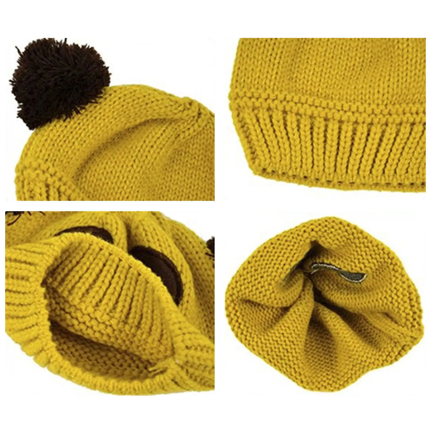 Новинка 2018 модная Милая Детская зимняя трикотажная Шапка-бини в виде животных