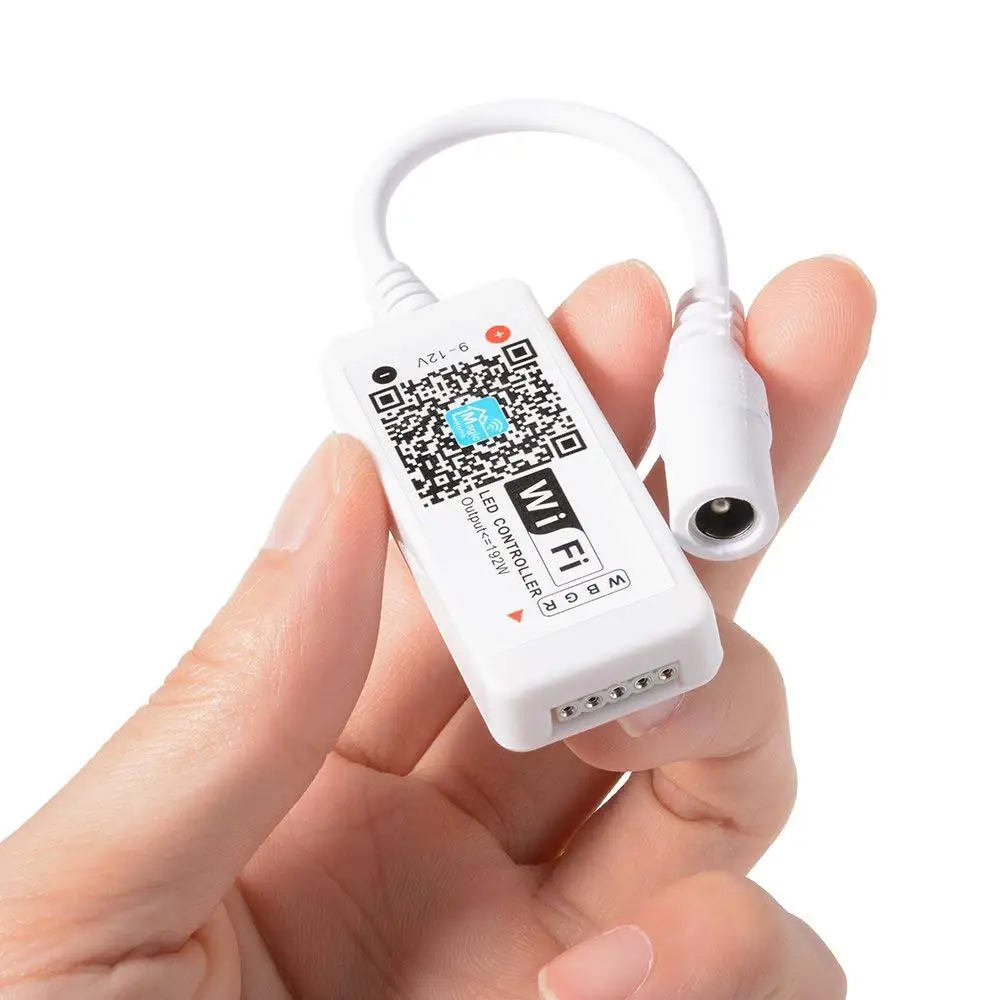 Миниатюрный контроллер для светодиодной ленты с Wi-Fi RGBW iPhone iPad Android смартфона