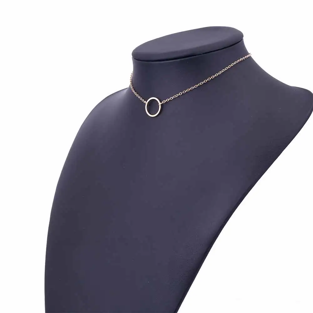 FAMSHIN 2017 новая мода простое изящное Золотое колье Карма ожерелье богемные