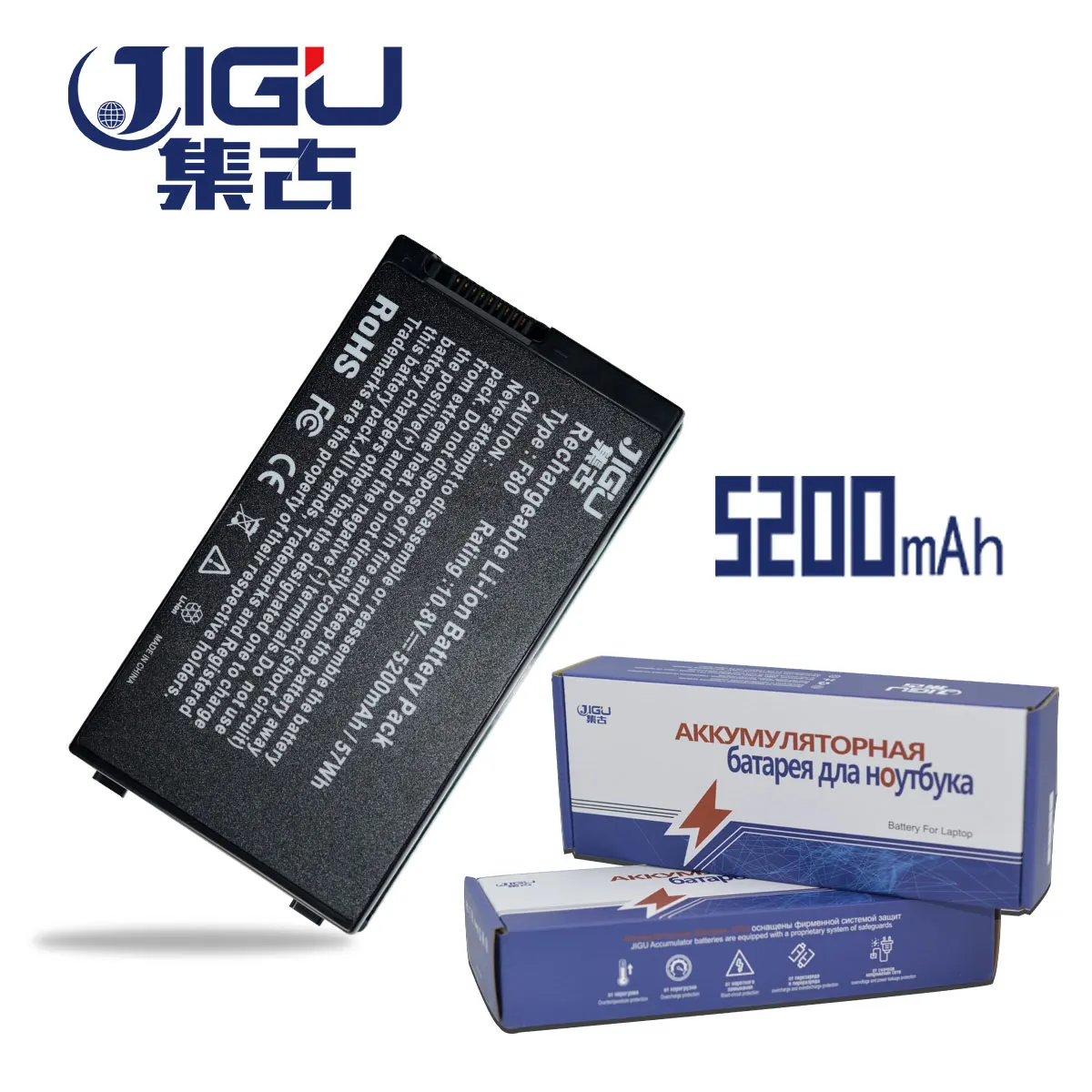 Аккумулятор для ноутбука JIGU Asus F80A F80M F80H F80S X85C X85L X85S 6 ячеек|laptop battery|battery for asuslaptop