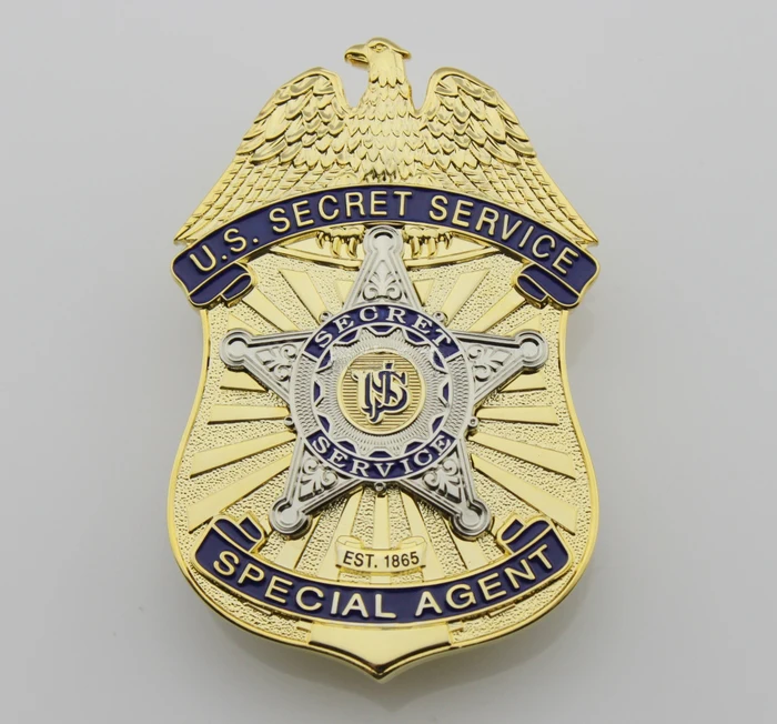 Классическая Секретная служба США/USSS копия Фильма Prop Pin Badge|Значки| |